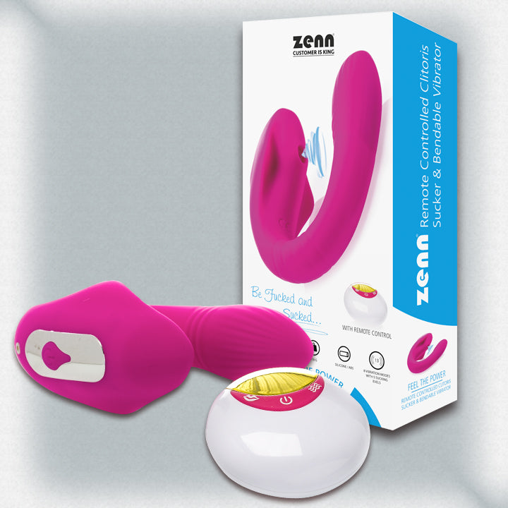 MAGIC BOOM - CLITORIS SUCKER & BENDABLE VIBRATOR #210043